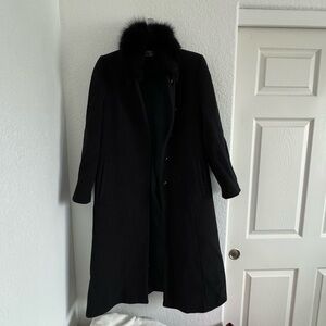 Vintage Weinberg wool and cashmere trench coat